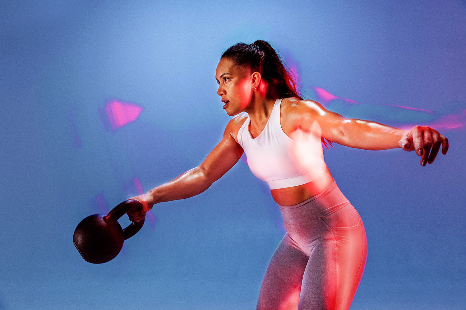 Exercising with kettle bells