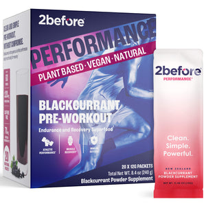 Blackcurrant Pre-Workout - Caffeine Free - 20 Individual Servings