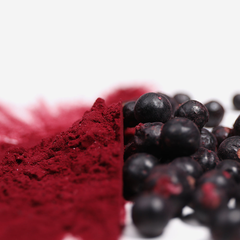 2before blackcurrant powder is freeze-dried from the berry and 100% natural